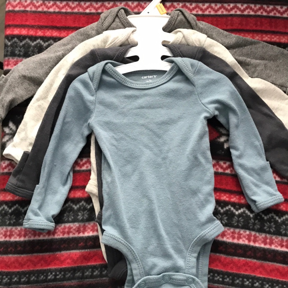 Set of 4 newborn onesies